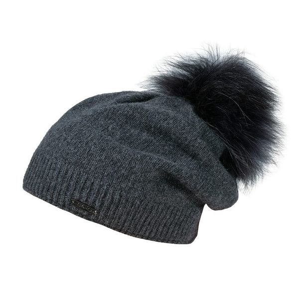 CAPO Strickmütze Strickmütze, Kaschmir Kunstfellpompon, Fleecestreifen günstig online kaufen