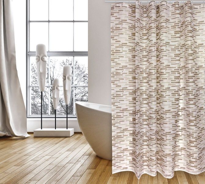 MSV Duschvorhang Cotexsa BRIQUE Breite 180 günstig online kaufen