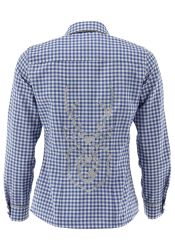 OS Trachten Trachtenbluse Brulup Tailliert, Haifischkragen, günstig online kaufen