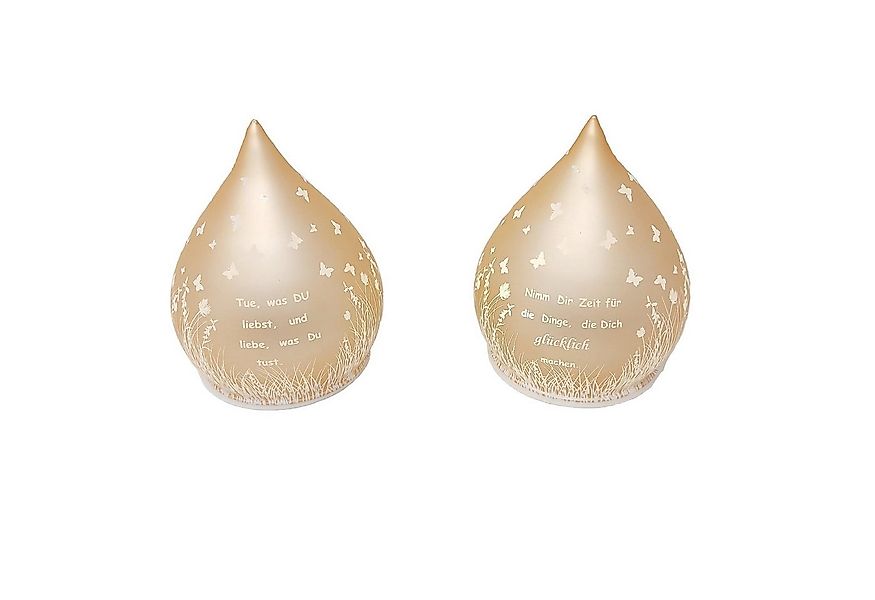 formano LED Tischleuchte Sprüche, Farbe: Orange, Motiv: Sprüche günstig online kaufen