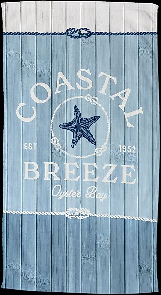 good morning Strandtuch »Breeze«, (Packung, 1 St., 1 stuck strandtuch), Mik günstig online kaufen