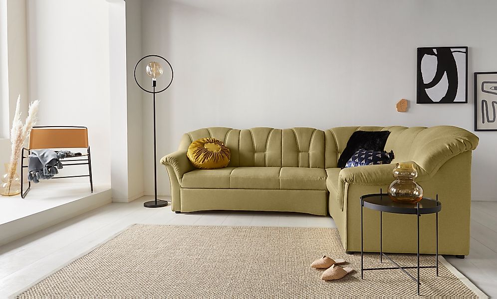 DOMO collection Ecksofa Papenburg B/T/H: 242/190/84 günstig online kaufen