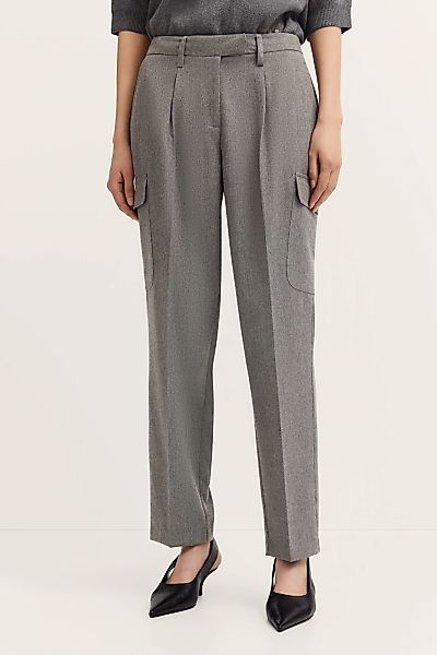 bugatti Cargohose "Stretch-Mix", mit Bundfalte & normaler Passform günstig online kaufen