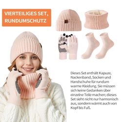 Refttenw Mütze & Schal Damen Mütze,Plüsch günstig online kaufen