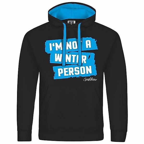 deinshirt Kapuzenpullover Herren Kapuzenpullover Im not a winter person Mit günstig online kaufen