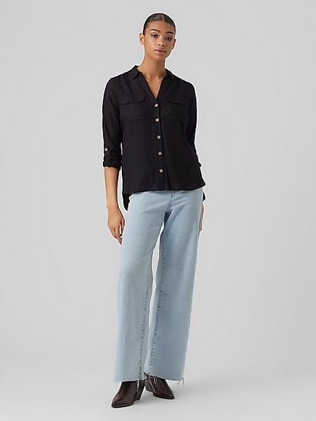 Vero Moda Hemdbluse VMBUMPY L/S SHIRT NEW WVN GA NOOS günstig online kaufen