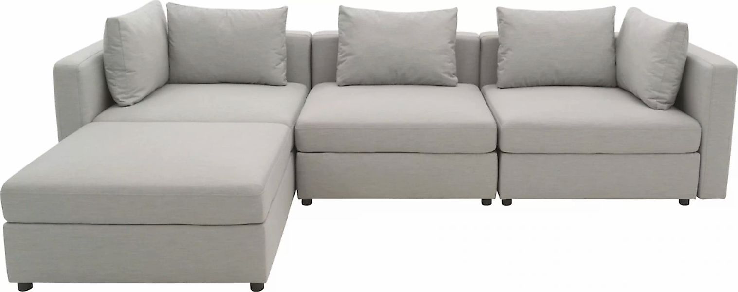 DOMO collection Ecksofa »Solskin, individuell erweiterbar/kombinierbar L-Fo günstig online kaufen