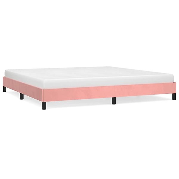 Vidaxl Bettgestell Rosa 200x200 Cm Samt günstig online kaufen