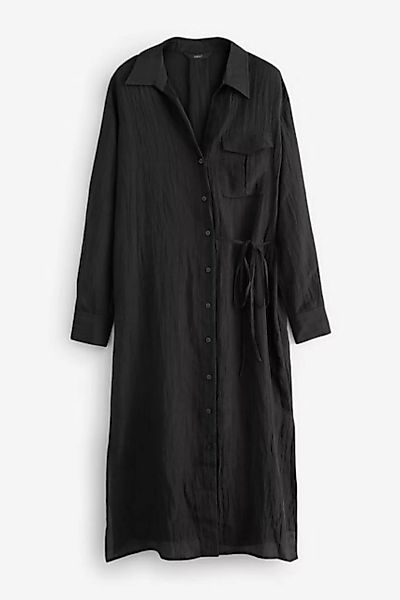 Next Blusenkleid Langärmeliges Hemdkleid im Utility-Stil (1-tlg) günstig online kaufen