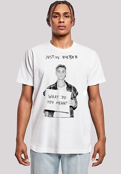 F4NT4STIC T-Shirt "Justin Bieber What Do You Mean" Premium Qualität günstig online kaufen