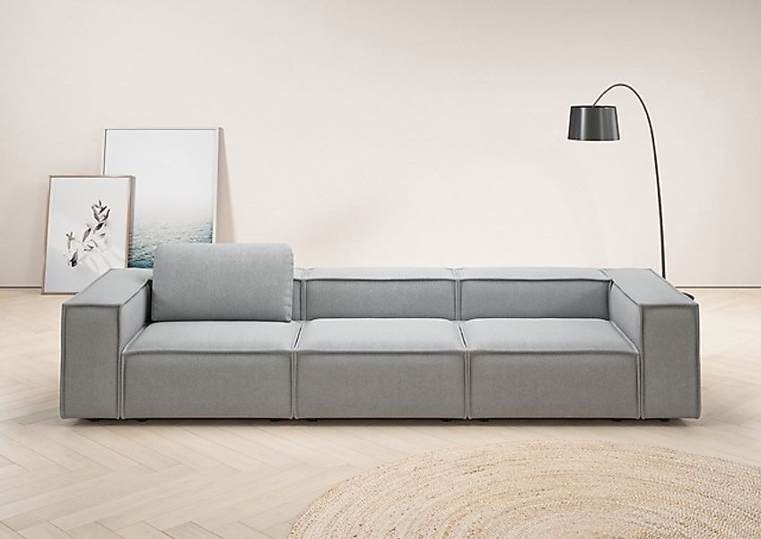 Home affaire 3,5-Sitzer »Watertown, modernes Big-Sofa XXL, 336 cm Breite, a günstig online kaufen