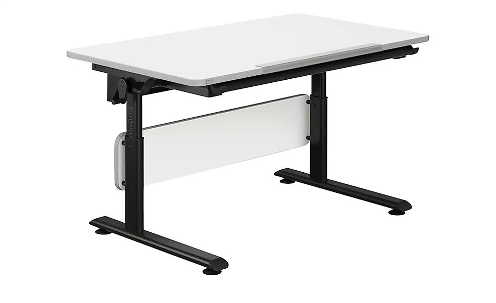PAIDI Schülerschreibtisch  Diego Black ¦ weiß ¦ Maße (cm): B: 120 H: 53 T: günstig online kaufen