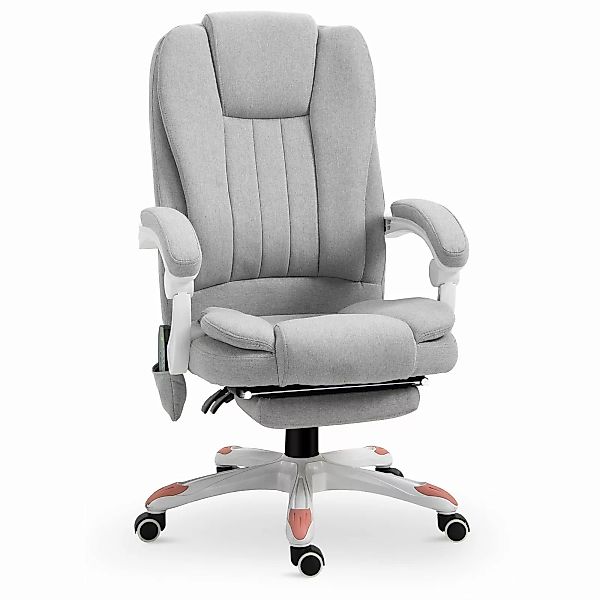 Vinsetto Massage Sessel, Bürostuhl, Gaming Stuhl, Polyester, Schaumstoff, N günstig online kaufen