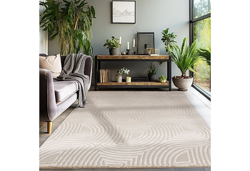 SIMPEX24 Designteppich Skandinavisches Boho Design, Läufer, Höhe: 12 mm, Te günstig online kaufen