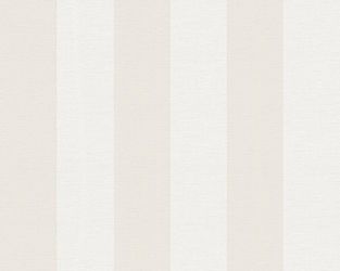 Bricoflor Vliestapete Beige Weiß Gestreift Klassische Tapete mit Streifen M günstig online kaufen