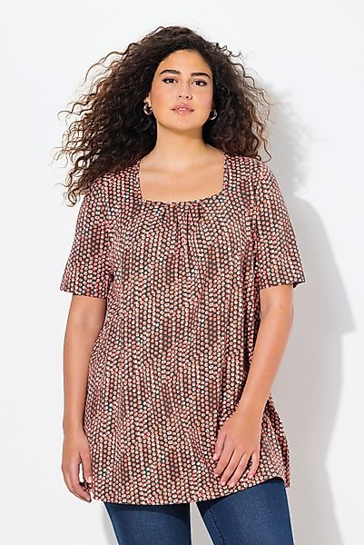 Ulla Popken Longshirt Longshirt Punkte A-Linie günstig online kaufen