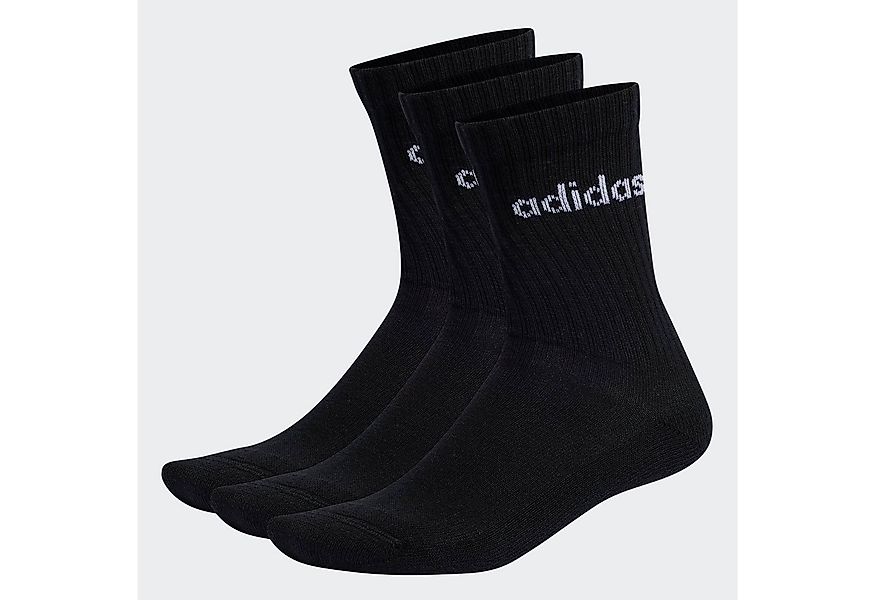 adidas Performance Sportsocken LINEAR CREW CUSHIONED, 3 PAAR (3-Paar) günstig online kaufen