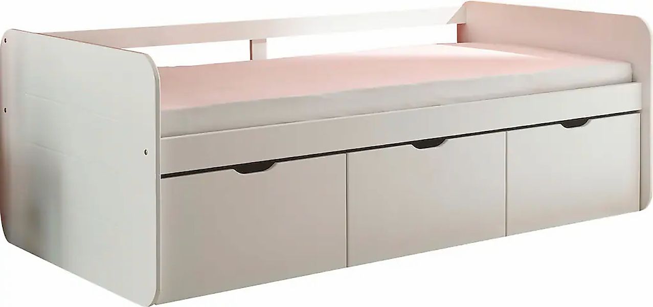 Begabino Stauraumbett "Eino Bett, Einzelbett", inklusive 3 Schubkästen günstig online kaufen