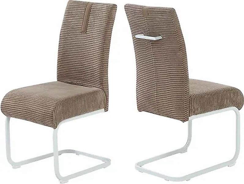 Jockenhöfer Gruppe Freischwinger »Kenny«, (Set), 2 St., Cord, mit Taschenfe günstig online kaufen