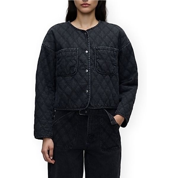 Vila  Damen-Jacke Kvilla Jacket - Dark Grey Denim günstig online kaufen