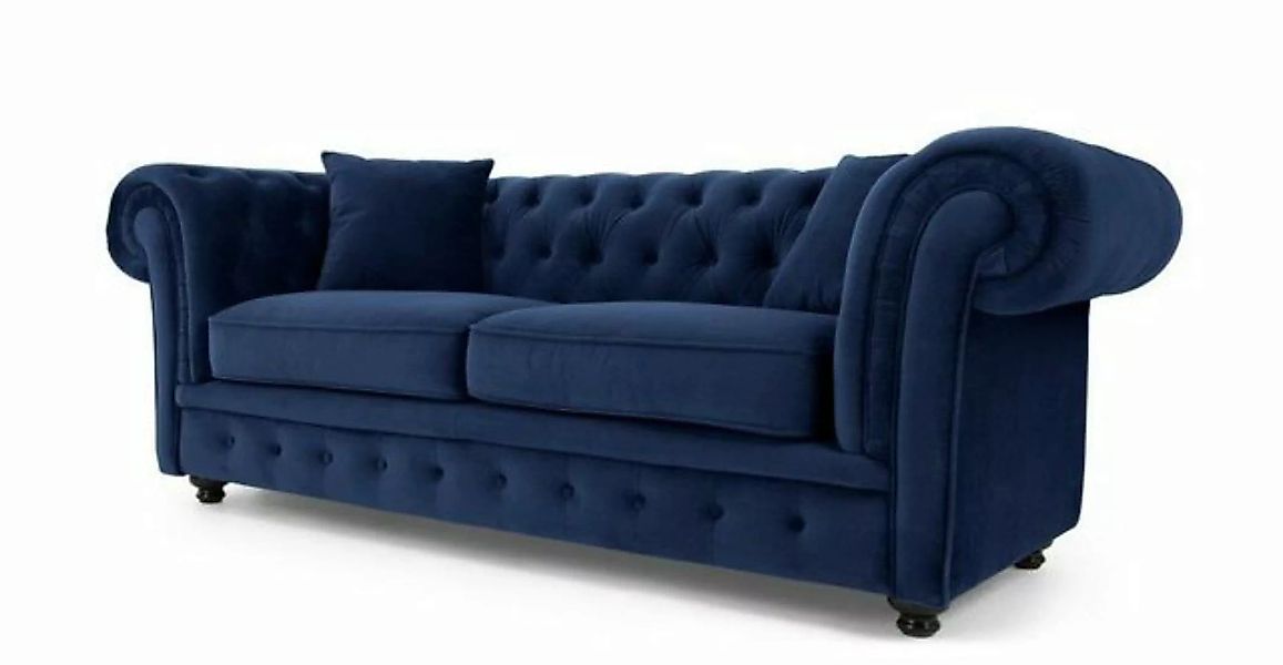 JVmoebel 3-Sitzer Chesterfield Sofa Couch Sofas Klassischer 3Sitzer Napoli günstig online kaufen