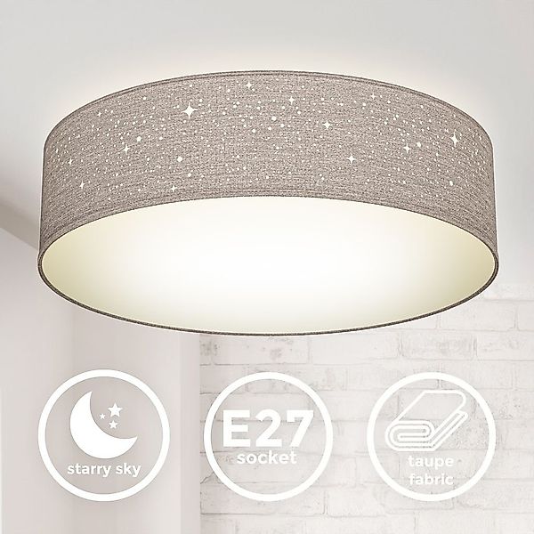 B.K.Licht Deckenleuchte LED Deckenlampe 40W rund günstig online kaufen