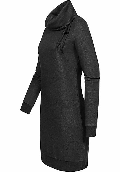 Ragwear Sweatkleid "Chloe Solid", stylisches Langarmkleid mit Ethnomuster günstig online kaufen