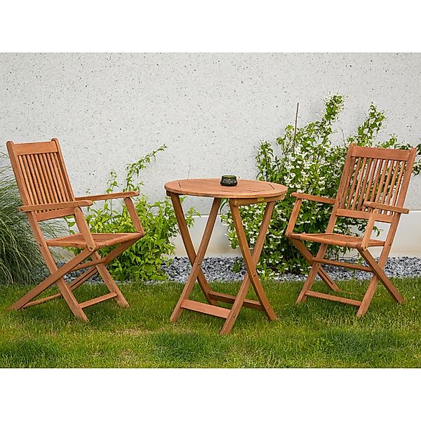 Gartenmöbel-Set Rio 3-tlg. Braun günstig online kaufen