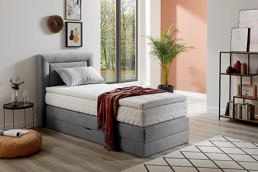 Westfalia Schlafkomfort Boxspringbett wahlweise mit Bettkasten und Topper günstig online kaufen