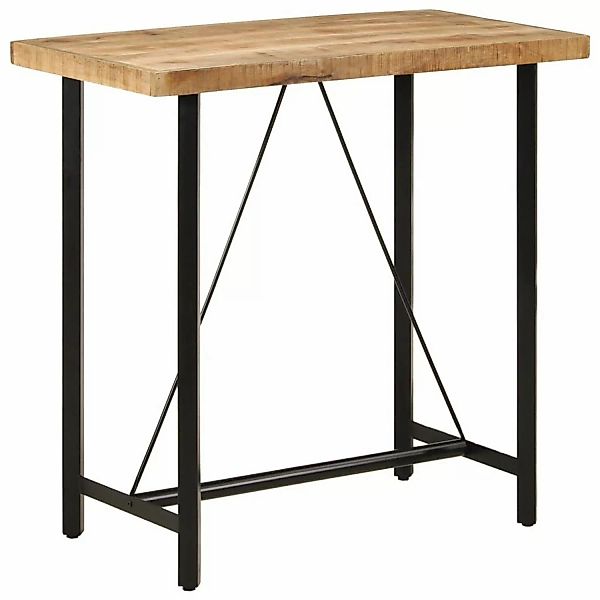 vidaXL Bartisch 110x55x107 cm Massivholz Mango und Eisen günstig online kaufen