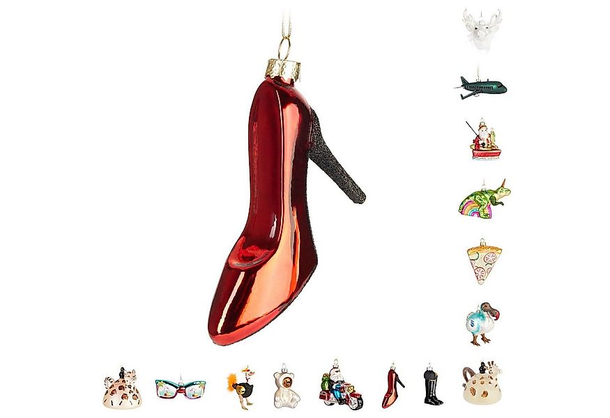 BRUBAKER Weihnachtsbaumkugel Lustige Weihnachtskugel aus Glas - Handbemalt günstig online kaufen