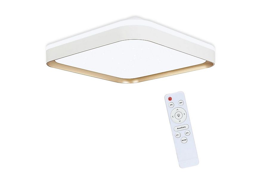 ZMH Deckenleuchten Eckige Sternenhimmel-Design 30cm CCT mit Fernbedienung 3 günstig online kaufen