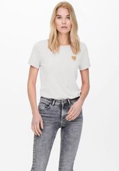 ONLY Kurzarmshirt "ONLKITA LIFE S/S TOP NOOS" regular fit, casual, Single J günstig online kaufen