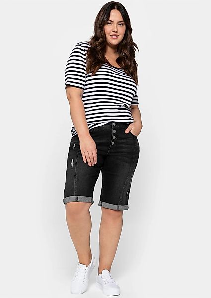Sheego Jeansbermudas, (1 tlg.) günstig online kaufen