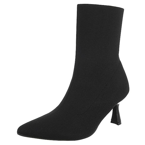Ital-Design Elegante Stiefelette mit elastischem Obermaterial günstig online kaufen