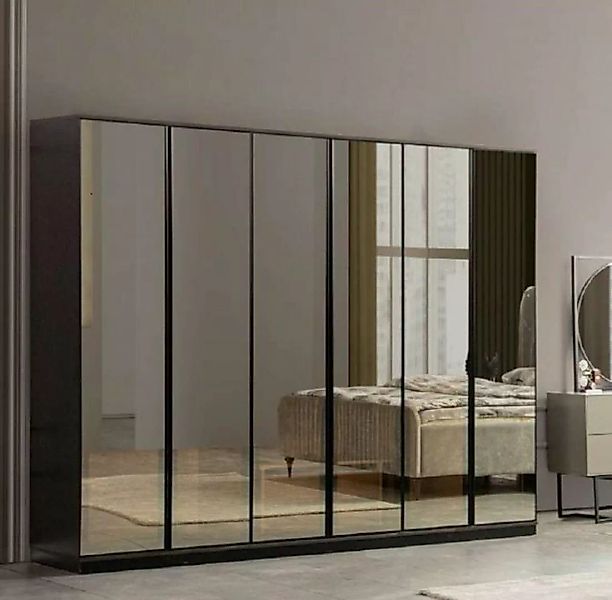 JVmoebel Kleiderschrank Schlafzimmer Kleiderschrank Glas Luxus Modernes Des günstig online kaufen