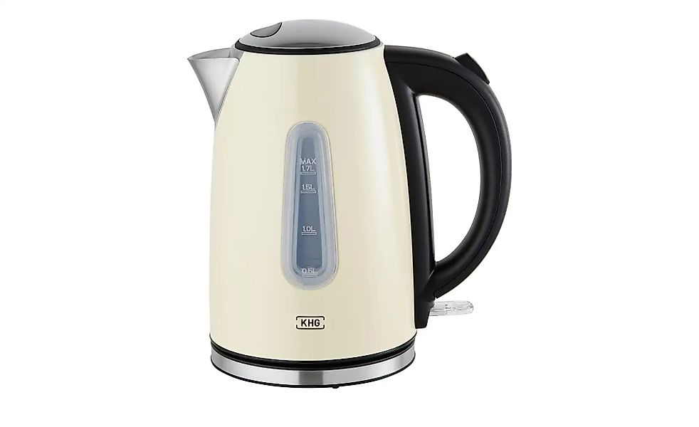 KHG Wasserkocher  WK-1707 (CE) ¦ creme ¦ Metall lackiert,Kunststoff,Edelsta günstig online kaufen