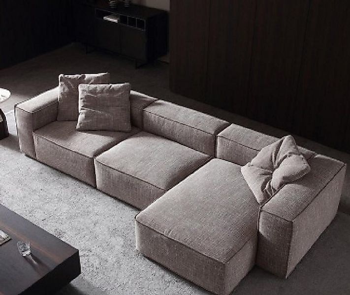 Xlmoebel Ecksofa Modernes und elegantes Ecksofa mit Textilpolsterung und st günstig online kaufen