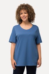 Ulla Popken T-Shirt Shirt doppellagige Vorderseite günstig online kaufen