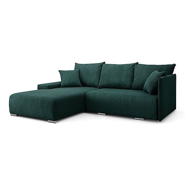 Kaiser Möbel Ecksofa Sofa L form, Couch L form Livorno L stoff Poso, Bequem günstig online kaufen