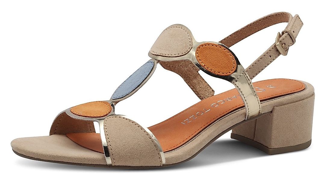 MARCO TOZZI Sandalette, Blockabsatz, Sommerschuh, Riemchensandale günstig online kaufen
