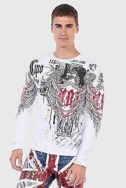Cipo & Baxx Sweater Sweatshirts (1-tlg) mit trendigen Print günstig online kaufen