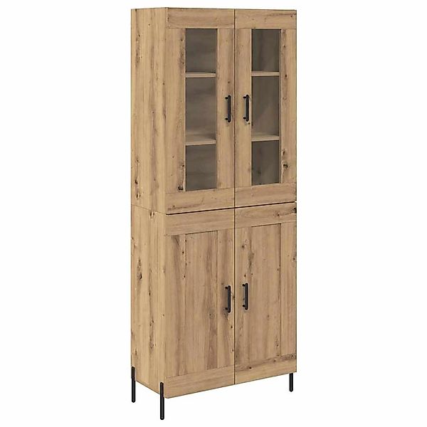 vidaXL Highboard Artisan-Eiche 69,5 x 34 x 180 cm Holzwerkstoff 3415989 günstig online kaufen