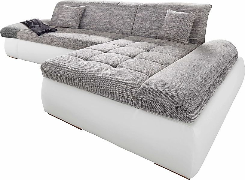 DOMO collection Ecksofa "PB Moric wahlweise mit Bettfunktion + Armteilverst günstig online kaufen