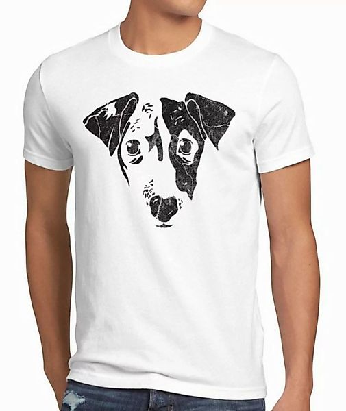 style3 T-Shirt Dog Hund Haustier Tier jack russel terrier Hundegesicht kopf günstig online kaufen