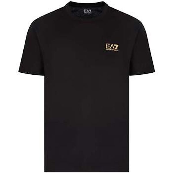 Ea7 Emporio Armani  T-Shirts & Poloshirts Pima Cotton Core ID T-Shirt Black günstig online kaufen