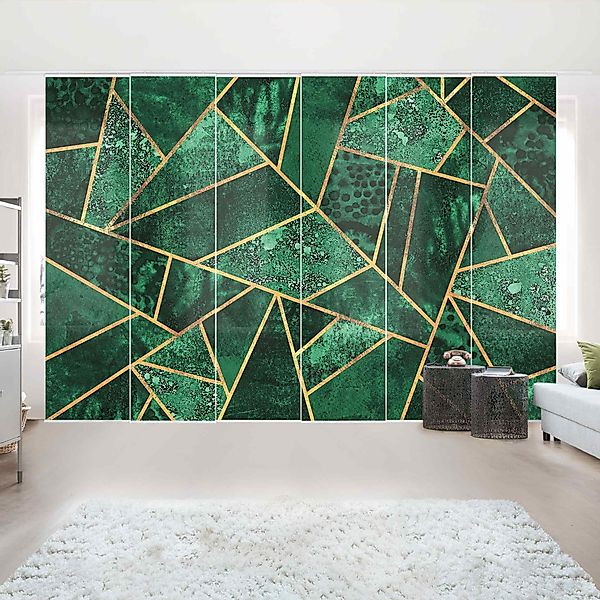 Bilderdepot24 Schiebegardine modern Flächenvorhang blickdicht Dunkler günstig online kaufen