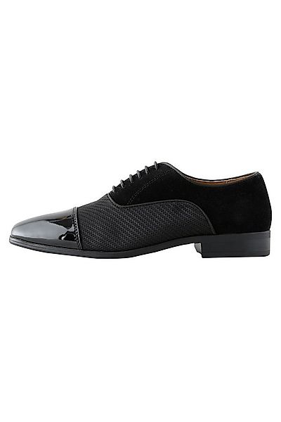 Next Oxford-Schuhe aus Lackleder mit Zehenkappe Schnürschuh (1-tlg) günstig online kaufen