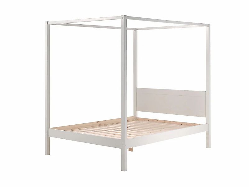 Vipack Himmelbett "Pino, Kiefer massiv weiß lackiert, Made in Europe, zeitl günstig online kaufen