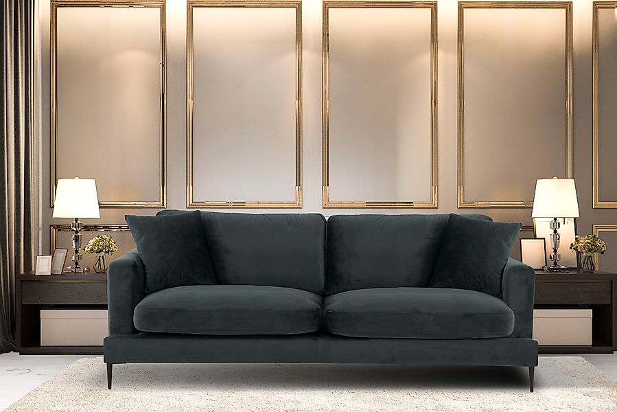 Home affaire 3-Sitzer »Cozy elegantes Designsofa, Maße B/T/H: 211/97/80 cm« günstig online kaufen